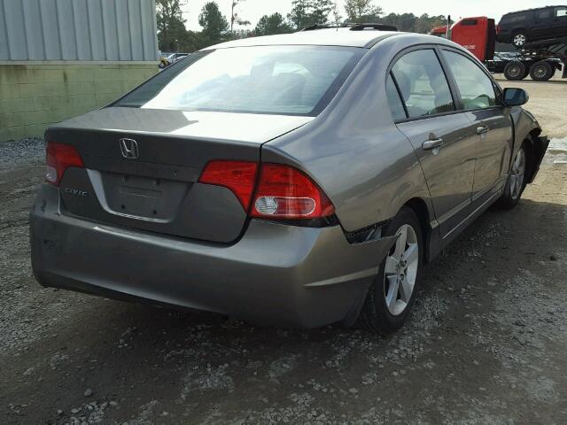 1HGFA16896L054500 - 2006 HONDA CIVIC EX GRAY photo 4