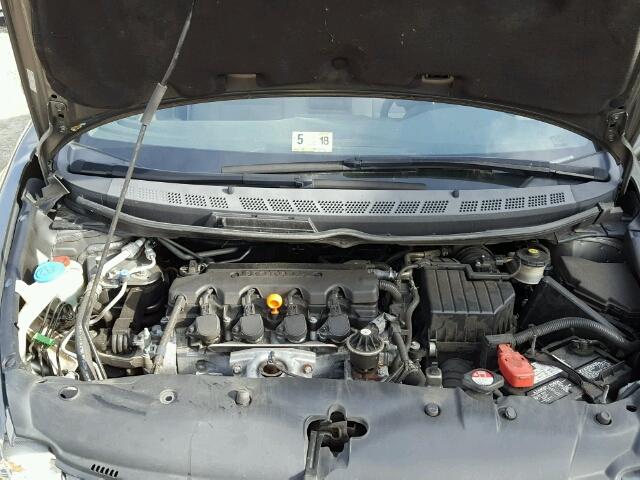 1HGFA16896L054500 - 2006 HONDA CIVIC EX GRAY photo 7