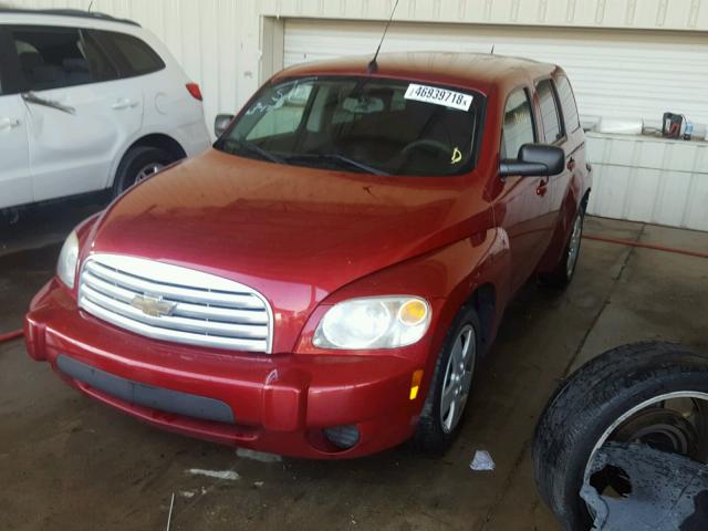 3GNBAADB8AS531794 - 2010 CHEVROLET HHR LS Rojo foto 2