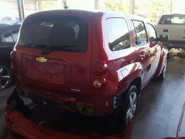 3GNBAADB8AS531794 - 2010 CHEVROLET HHR LS Rojo foto 4