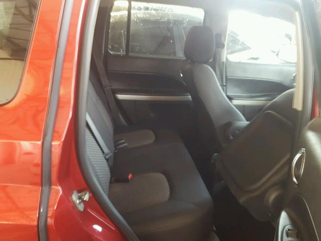 3GNBAADB8AS531794 - 2010 CHEVROLET HHR LS Rojo foto 6