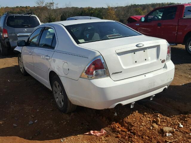 3FAFP06Z46R146234 - 2006 FORD FUSION S WHITE photo 3