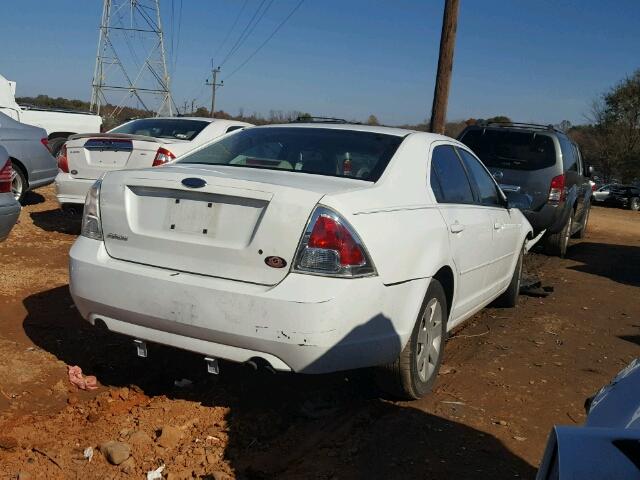 3FAFP06Z46R146234 - 2006 FORD FUSION S WHITE photo 4