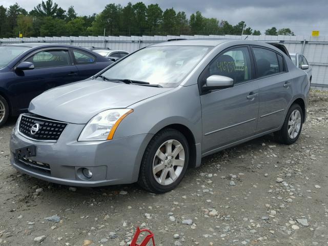 3N1AB61E38L636358 - 2008 NISSAN SENTRA 2.0 GRAY photo 2