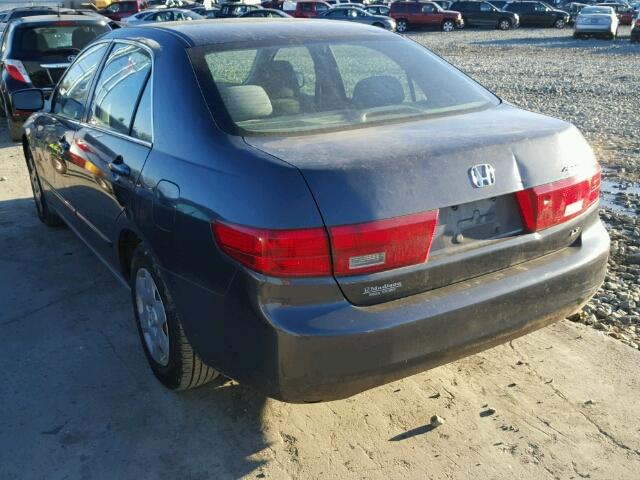 1HGCM56475A095958 - 2005 HONDA ACCORD LX GRAY photo 3