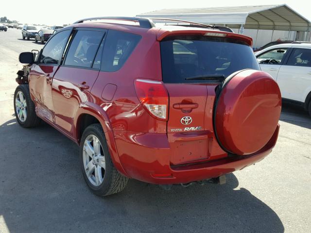 JTMBD32VX65008626 - 2006 TOYOTA RAV4 SPORT RED photo 3