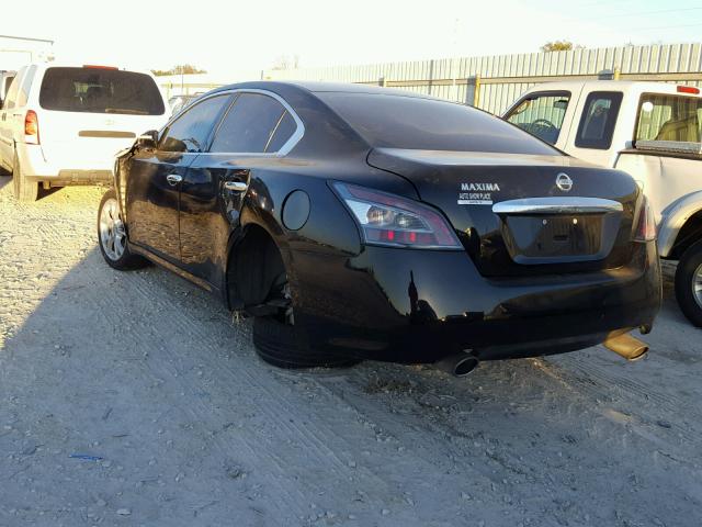 1N4AA5AP6DC826758 - 2013 NISSAN MAXIMA S BLACK photo 3