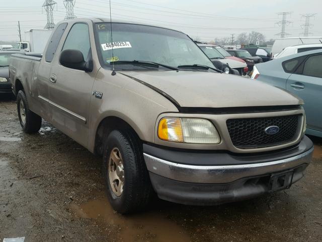 1FTRX17202NA47261 - 2002 FORD F150 BEIGE photo 1