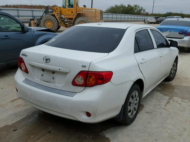 JTDBL40E099052286 - 2009 TOYOTA COROLLA BA WHITE photo 4