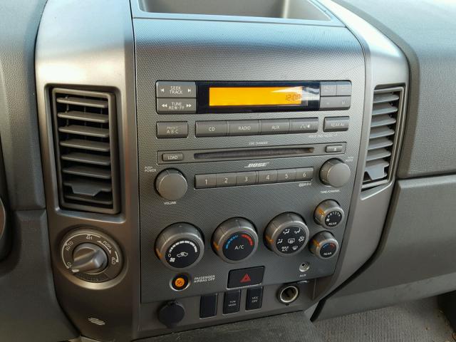 5N1AA08B75N705696 - 2005 NISSAN ARMADA SILVER photo 9