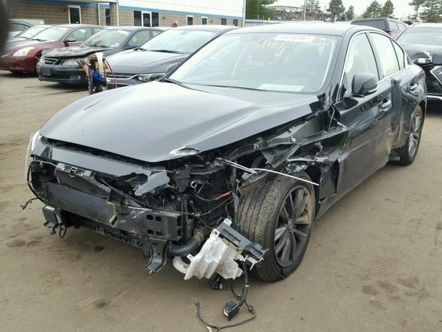 JN1CV7AR2GM253153 - 2016 INFINITI Q50 BASE Negro foto 2