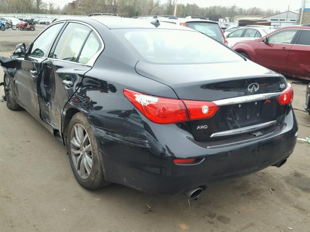 JN1CV7AR2GM253153 - 2016 INFINITI Q50 BASE Negro foto 3