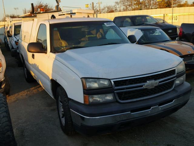 1GCEC14X46Z291990 - 2006 CHEVROLET SILVERADO WHITE photo 1