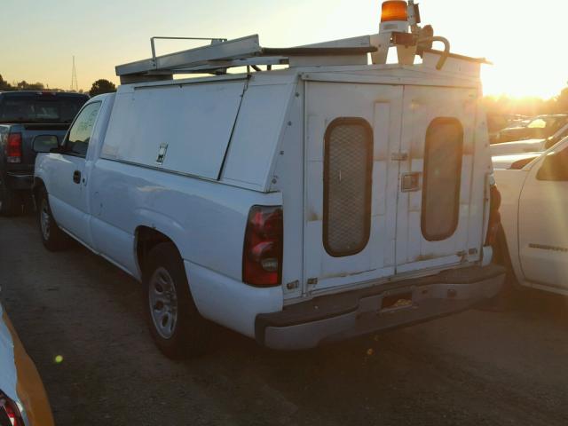 1GCEC14X46Z291990 - 2006 CHEVROLET SILVERADO WHITE photo 3