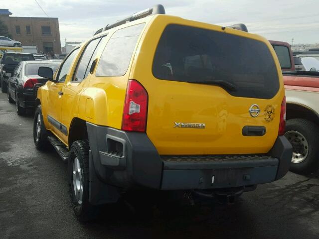 5N1AN08W56C549971 - 2006 NISSAN XTERRA OFF YELLOW photo 3