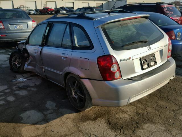 JM1BJ245831211789 - 2003 MAZDA PROTEGE PR SILVER photo 3