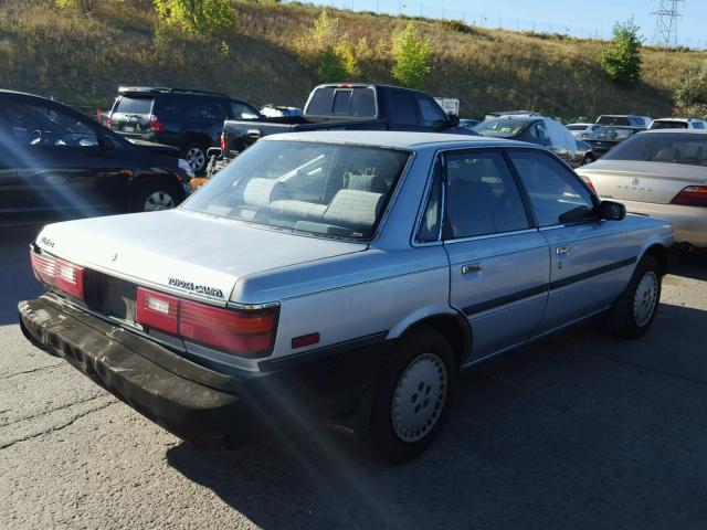 JT2SV21JXK0016098 - 1989 TOYOTA CAMRY DLX BLUE photo 4