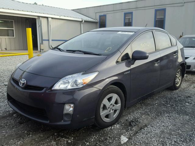 JTDKN3DU8A0236499 - 2010 TOYOTA PRIUS SILVER photo 2