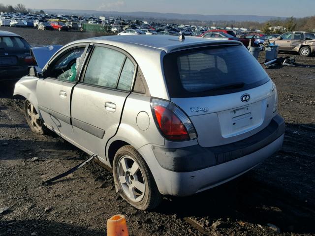 KNADE163266060164 - 2006 KIA RIO 5 SILVER photo 3