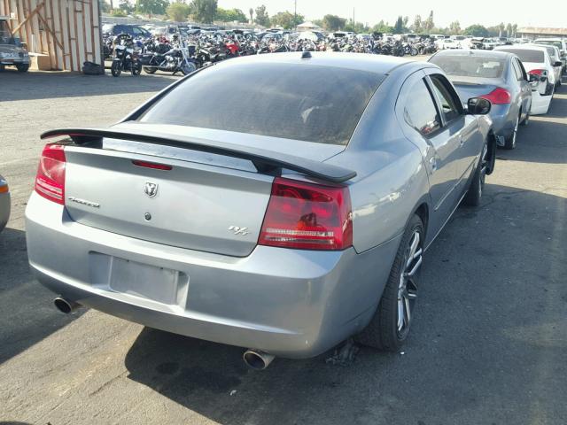 2B3KA53H96H182937 - 2006 DODGE CHARGER R/ GRAY photo 4