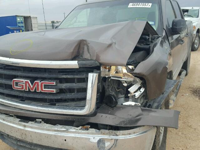 2GTEC13J071678110 - 2007 GMC NEW SIERRA BROWN photo 9