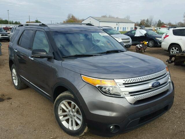 1FM5K8D82DGA22640 - 2013 FORD EXPLORER X GRAY photo 1