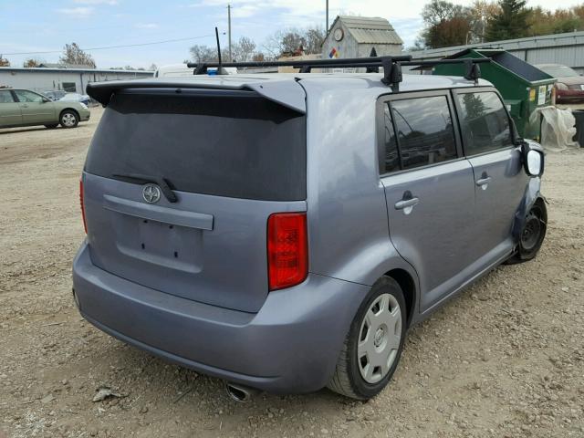 JTLKE50E091062321 - 2009 TOYOTA SCION XB BLUE photo 4