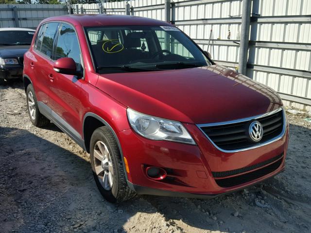 WVGAV75N19W001795 - 2009 VOLKSWAGEN TIGUAN S RED photo 1