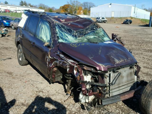 5FNYF18208B049435 - 2008 HONDA PILOT VP MAROON photo 1