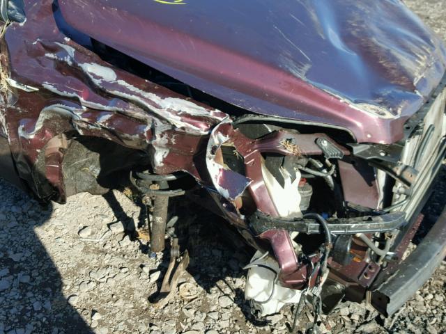 5FNYF18208B049435 - 2008 HONDA PILOT VP MAROON photo 9