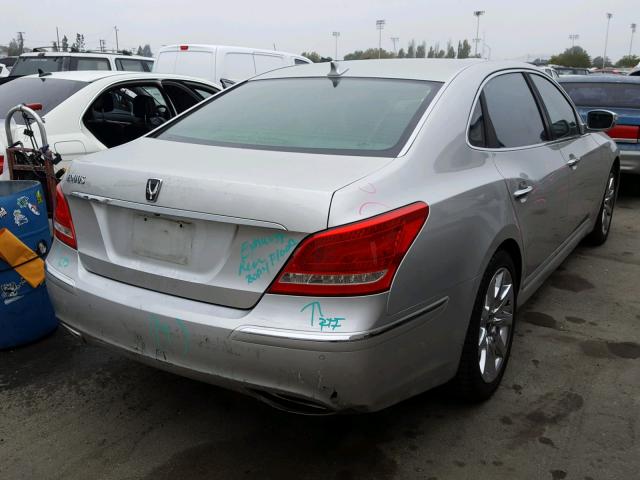 KMHGH4JF0BU036733 - 2011 HYUNDAI EQUUS SIGN SILVER photo 3