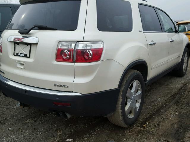 1GKEV33728J305740 - 2008 GMC ACADIA SLT თეთრი ფოტო 4