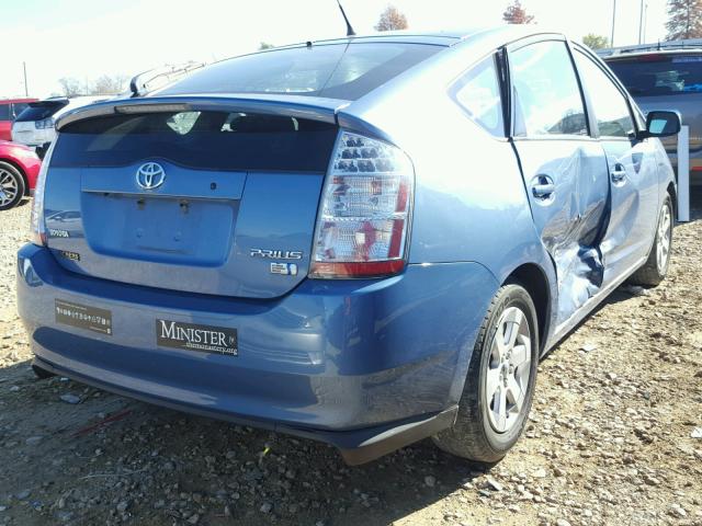 JTDKB20U377640349 - 2007 TOYOTA PRIUS BLUE photo 4