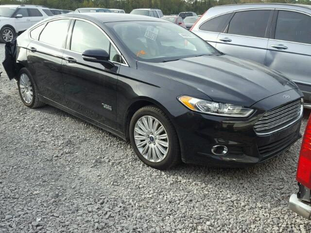 3FA6P0PU8FR304304 - 2015 FORD FUSION SE BLACK photo 1