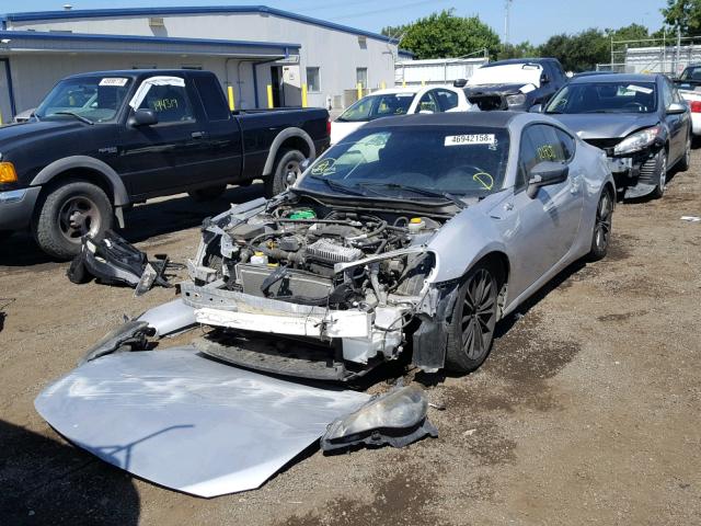 JF1ZNAA13D2722200 - 2013 TOYOTA SCION FR-S SILVER photo 2