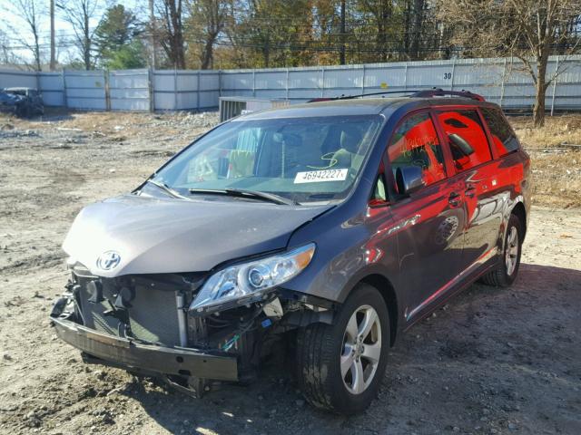 5TDKK3DC7BS162152 - 2011 TOYOTA SIENNA LE GRAY photo 2