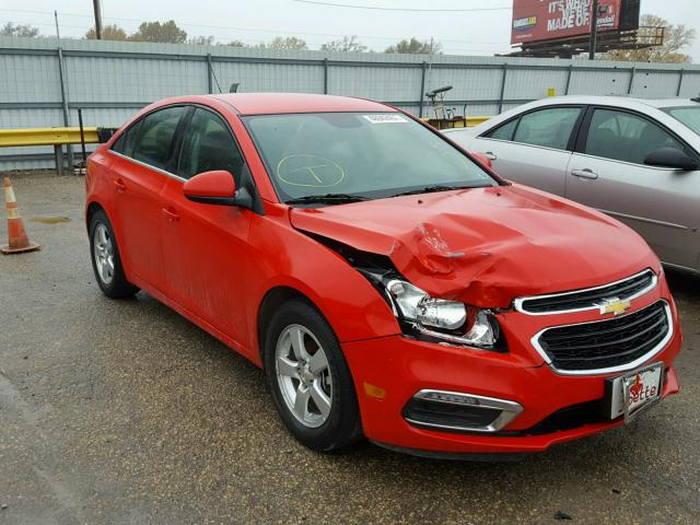 1G1PC5SB7F7203106 - 2015 CHEVROLET CRUZE LT RED photo 1