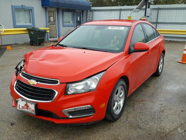 1G1PC5SB7F7203106 - 2015 CHEVROLET CRUZE LT RED photo 2