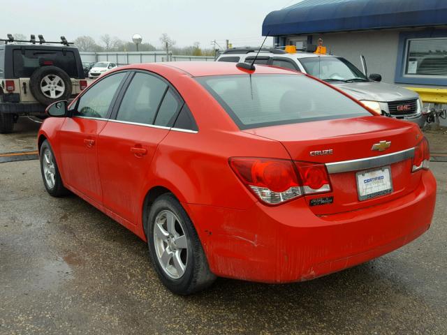 1G1PC5SB7F7203106 - 2015 CHEVROLET CRUZE LT RED photo 3