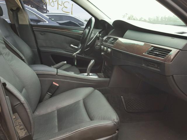 WBANW13598CN56834 - 2008 BMW 535 I BLACK photo 5