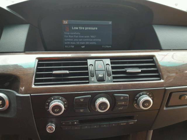 WBANW13598CN56834 - 2008 BMW 535 I BLACK photo 9