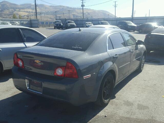 1G1ZG57B69F220186 - 2009 CHEVROLET MALIBU LS GRAY photo 4