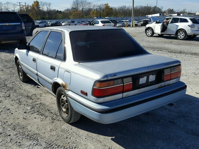 1NXAE97A2LZ123736 - 1990 TOYOTA COROLLA LE BLUE photo 3