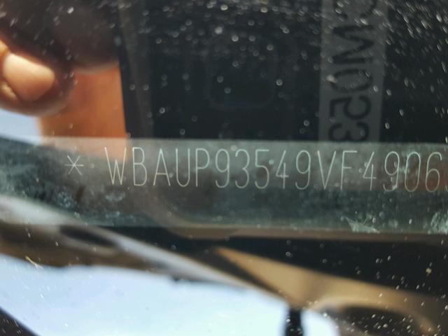 WBAUP93549VF49063 - 2009 BMW 128 I BLACK photo 10