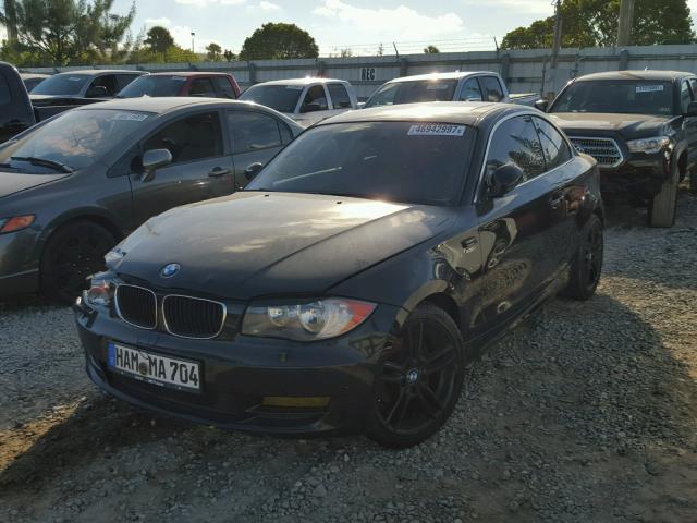 WBAUP93549VF49063 - 2009 BMW 128 I BLACK photo 2