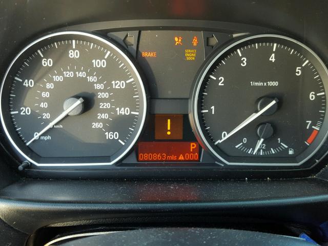 WBAUP93549VF49063 - 2009 BMW 128 I BLACK photo 8