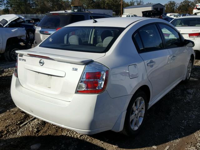 3N1AB6AP2BL687231 - 2011 NISSAN SENTRA 2.0 WHITE photo 4