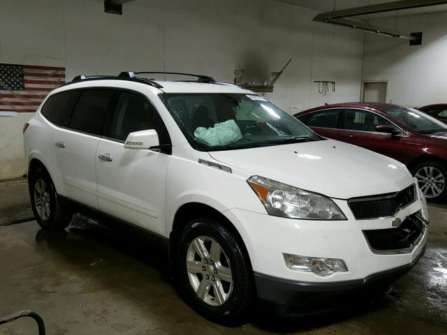 1GNKRGED1BJ301819 - 2011 CHEVROLET TRAVERSE L WHITE photo 1