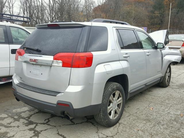 2GKFLSE36E6277383 - 2014 GMC TERRAIN SL SILVER photo 4