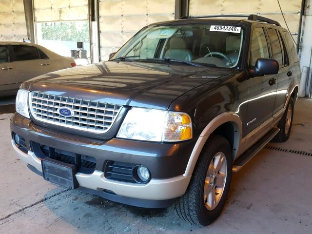 1FMZU74K95UA57700 - 2005 FORD EXPLORER E BROWN photo 2